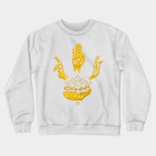 Blessing Hands - Saffron - Crewneck Sweatshirt